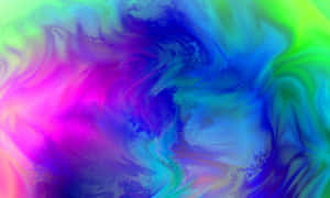 Digital Art Of Cool Colored Paint Splash Abstract Wallpaper