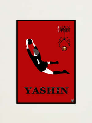 Digital Art Of Goalkeeper Lev Yashin Wallpaper