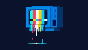 Digital Art Tv Broadcast Test Connection Wallpaper
