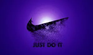 Digital Fading Just Do It Wallpaper