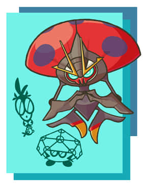 Digital Illustration Of Orbeetle Evolution Wallpaper