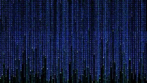 Digital Matrix Code Background Wallpaper