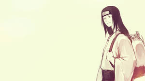 Digital Painted Neji Hyuga Wallpaper