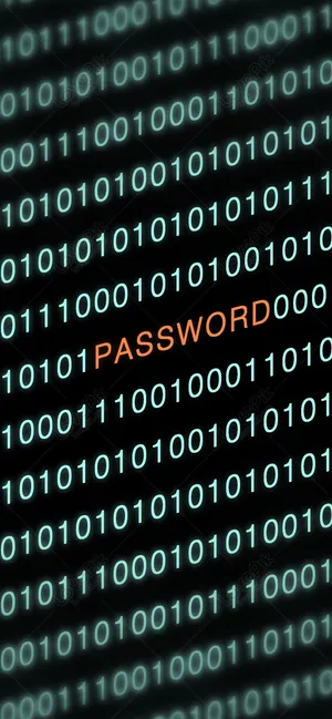 Digital Password Security Concept Wallpaper