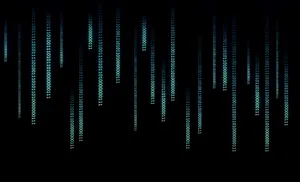 Digital Rain Binary Code Background Wallpaper