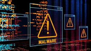 Digital Threat Concept: Malware Attack Wallpaper