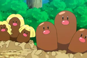 Diglett Dugtrio In Their Primal Form Wallpaper