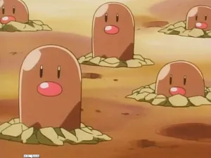 Diglett From Pokémon In Desert Ground Wallpaper
