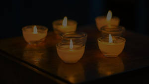 Dim Candles Wallpaper