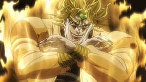 Dio Brando, The Iconic Antagonist From Jojo's Bizarre Adventure Wallpaper