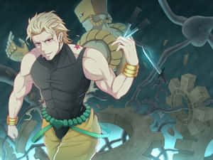 Dio Brando - The Iconic Antagonist Of Jojo's Bizarre Adventure Wallpaper