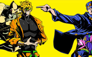 Dio Brando, The Stylish Vampire Antagonist From Jojo's Bizarre Adventure Wallpaper