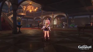 Diona, The Delightful Bartender Of Genshin Impact Wallpaper