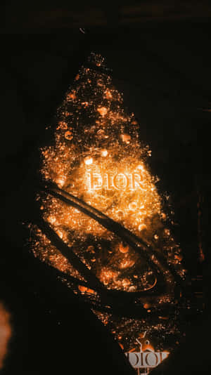 Dior Branded Illuminated Display Wallpaper