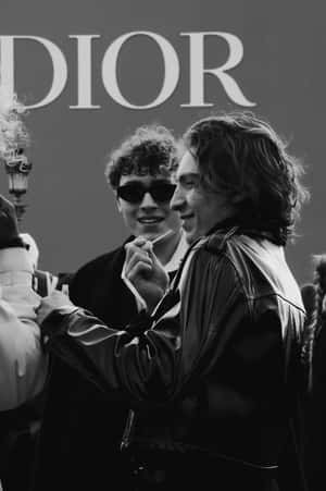 Dior Event Candid Moment Wallpaper