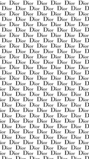 Dior Pattern Background Wallpaper
