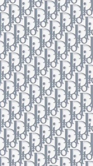 Dior Pattern Background Wallpaper