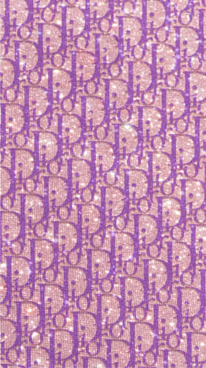 Dior Patterned Fabric Texture Wallpaper