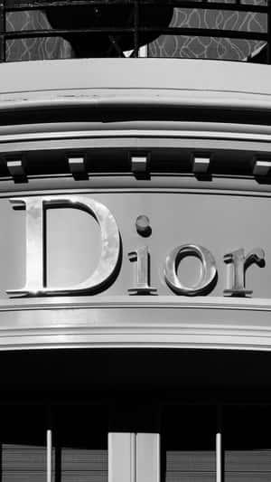 Dior Storefront Signage Wallpaper