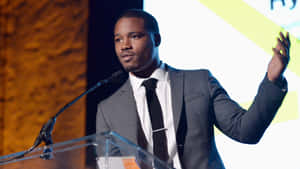 Director Ryan Coogler At A Movie Premiere Wallpaper