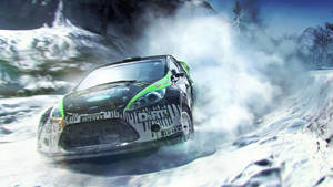 Dirt 3 Ford Snowy Road Wallpaper