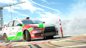 Dirt 3 Lancer Evolution X Wallpaper