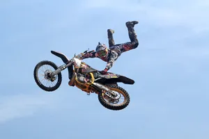 Dirtbike Air Trick Wallpaper