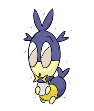 Dirty Pokémon Blipbug In White Wallpaper