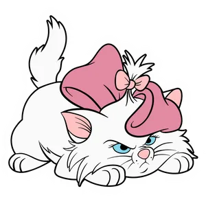 Disappointed Marie Cat Wallpaper