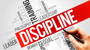 Discipline Concept Word Cloud Wallpaper