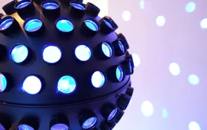 Disco Ball Lights Glowing Wallpaper