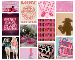 Disco Cowgirl Collage Aesthetic.jpg Wallpaper