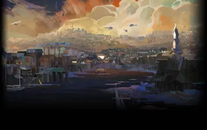 Disco Elysium Revachol Cityscape Wallpaper