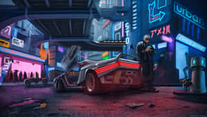Discover A Dystopian World In Cyberpunk 2077 Wallpaper