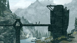 Discover Adventure In The Elder Scrolls V Skyrim Wallpaper