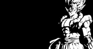 Discover The Adventures Of Dragon Ball Black And White Wallpaper