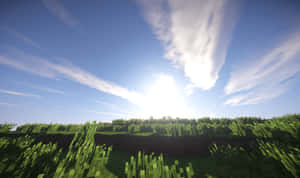 “discover The Amazing Visual Effects Of Minecraft Shaders” Wallpaper