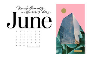 Discover The Beauty Of June Through This Glass Building Wallpaper