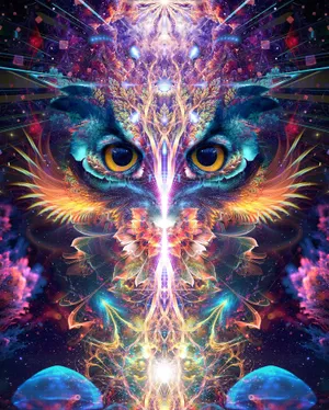 Discover The Enchanting World Of Trippy Animals! Wallpaper