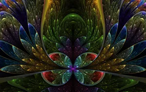 Discover The Intricate Beauty Of Fractals. Wallpaper