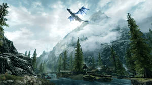 Discover The Magic Of The Elder Scrolls V: Skyrim Wallpaper