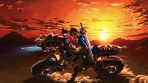 Discover The Mystery And Adventure Of Hyrule In 'the Legend Of Zelda: Breath Of The Wild'. Wallpaper