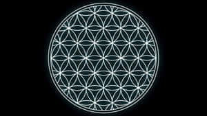 Discover The Origins Of All Things With The Sacred Symbol Of The Flower Of Life Wallpaper