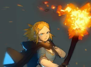 Discover The Power Of The Elements In The Legend Of Zelda Tears Of The Kingdom Wallpaper