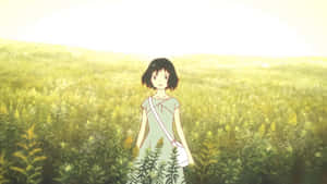 Discover The Wonder Of Wolf Children Wallpaper
