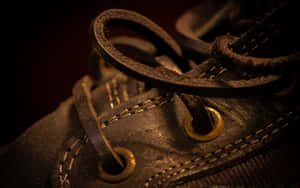 Discover The World Of Footwear Design With This Playful Pair Of Shoes. Wallpaper