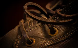 Discover The World Of Footwear Design With This Playful Pair Of Shoes. Wallpaper