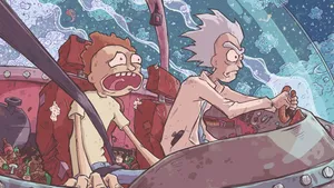 Discovering The Magical World Of Rick And Morty Backwoods Wallpaper