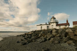 Discovery Park Lighthouse Seattle Wallpaper