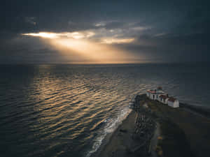 Discovery Park Lighthouse Sunset Wallpaper